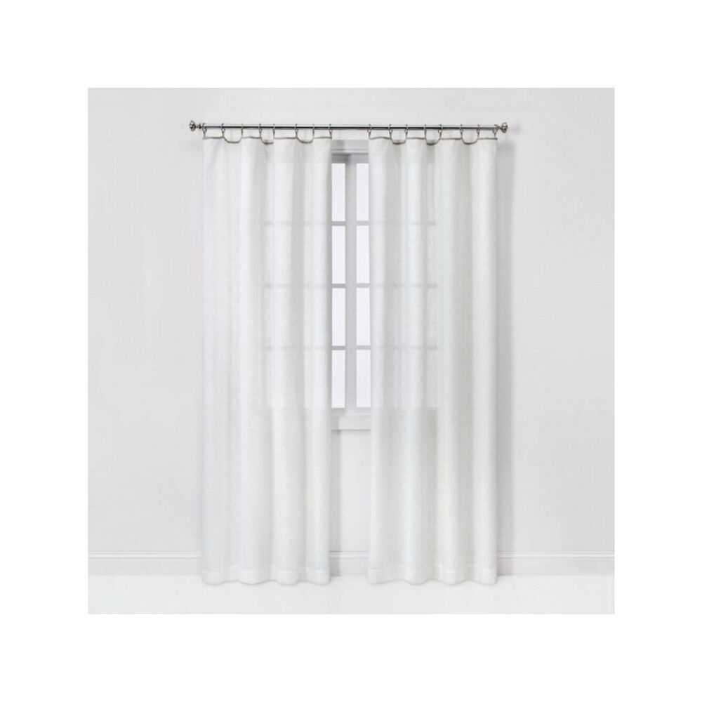 Threshold 1 Panel Light Filtering Long Window Curtain - Picture 2 of 10